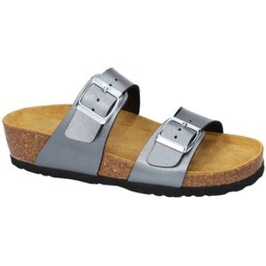 Dr Brinkmann -Dames - grijs donker - slippers & muiltjes - maat 41