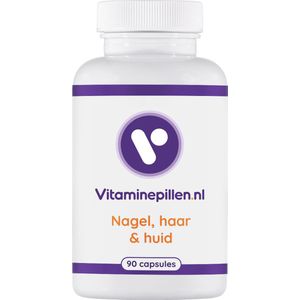 Vitaminepillen.nl | Nagel, haar en huid | Capsules | 90 stuks | Gratis verzending | Cosmetisch supplement - Combinatie reinigende en voedende bestanddelen