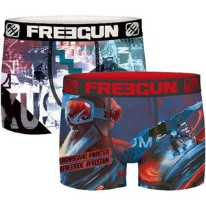 Freegun jongens boxershorts microvezel - maat 116/128 - 2-pack - Winter