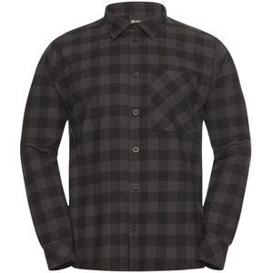 Jack Wolfskin - LITE FLANNEL SHIRT - Flanellen Overhemd - CHECKblack