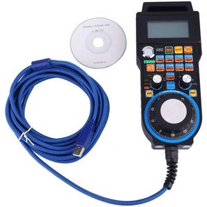 Kabelgebundene Handsteuerung für CNC-Graviermaschine - Elektronisches Handrad mit 100PPR Encoder und 5-Meter USB-Kabel .