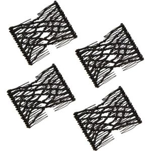 JGS Premium - Magische Haarkam met Elastische Parels - 2 Stuks - Haarspeld - Magische Haarspeld met Parels - Haarkam voor Afrikaans Haar