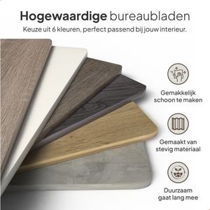 Office Hero® Cosmic Slinger- Zit sta bureau in hoogte verstelbaar grijs frame - Game bureau - Computertafel - Werktafel - 180x80 - Oxyd