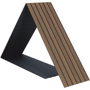 Premium akoestische panelen van hout | 1.488 m² | Premium fineer van echt hout (eiken) en akoestisch vilt (zwart) | Wandpanelen, geluidsisolatie, geluidsisolatie, akoestisch paneel, gemaakt in Europa