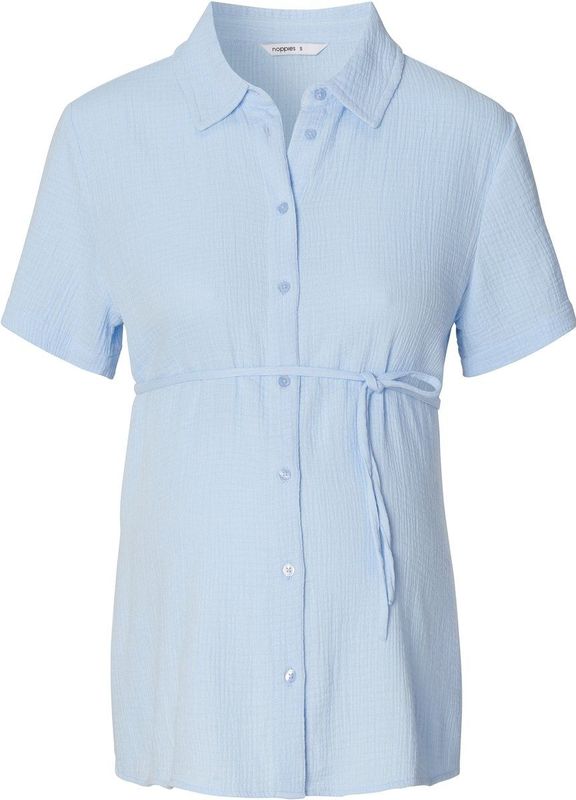 Pepe - Voedingsblouse - Zacht - Elegante Opstaande Kraag - Strik