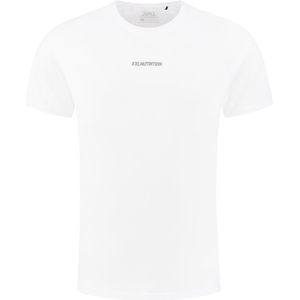 XXL Nutrition - Rival T-shirt - Sportshirt Heren, Casual & Atletisch, Fitness Shirt - Slim Fit met Raglan Mouwen - 95% Katoen, 5% Elastane - Wit - Maat M