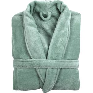 TISECO HOME STUDIO - Kamerjas - Saliegroen - MICROFLANNEL COSY - 100% Polyester