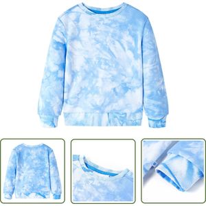 vidaXL Blauwe Kinderkleren - Kindertruitjes - Kindertrui 128 zachtblauw - Meisjestrui - Jongenstrui - Kindermode