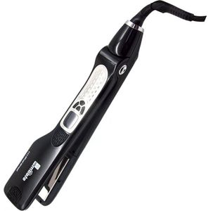 PureBeauty® Stoom Stijltang 5.0 - Zwart- Professionele stoomstijltangs - Krultang - Dynamisch verstelbaar - Incl. Handschoen en Haarclips