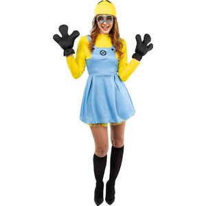 Rubies Minion-kostuum voor jongens en meisjes, uniseks, jumpsuit met capuchon, officieel Minion-kostuum voor Kerstmis, carnaval, verjaardag, feest en Halloween