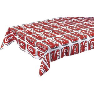 Coca-Cola Tafellaken - Tafelkleed - Tafelzeil - Retro Coca-Cola Blik - 180 cm - Rond