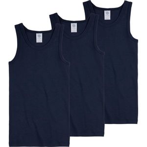 Sanetta - Onderhemd Set van 3 - Voor Jongens - Katoen - Biologisch