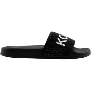 Michael Kors Gilmore Slides Dames Slippers - Zwart - Maat 41