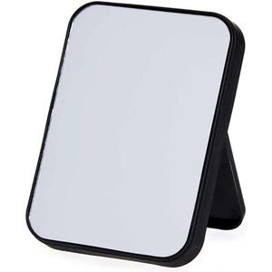 Make-Up Spiegel Kunststof XL - 20CM - Zwart