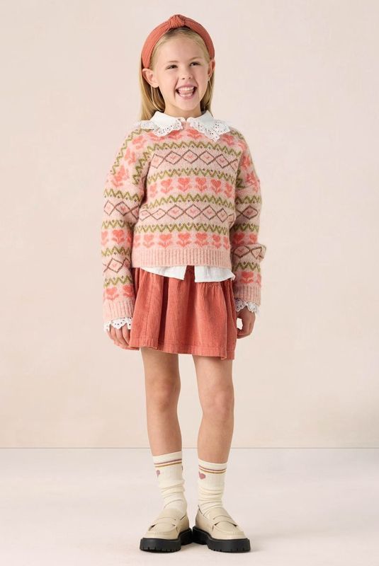 Sissy-Boy - A-lijn Rok - Rood - Corduroy