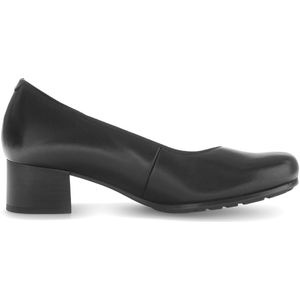 Gabor - Damespump - Zwart - Leer - Hakhoogte 4 cm