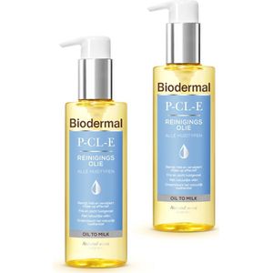 Biodermal P-CL-E Reinigingsolie – gezichtsreiniger – Mild én effectief dankzij natuurlijke oliën - 150 ml - BUNDEL 2 STUKS