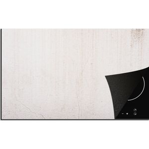 KitchenYeah - Inductie beschermer - Afdekplaat inductie - Beton print - Grijs - Betonlook - Industrieel - Roest print - Inductie fornuis - 83x51 cm - Kookplaat