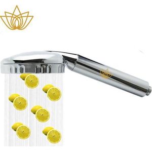 Aroma Sense Luxury Aroma Wellness Douchekop COMFORT - Aroma - Huidverzorging - Vitamine C - Bacteriefilter - Antikalk - Ionisatie - 40% Waterbesparing - Inclusief 1 geur cartridge (Lemon) Vitamine C