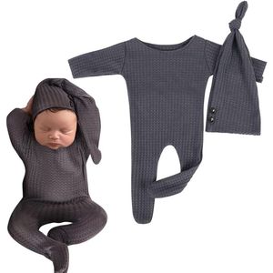 Allecto Plus - 2 stuks fotografie-rekwisieten voor pasgeborenen, babyfotoshoot kostuum met accessoires