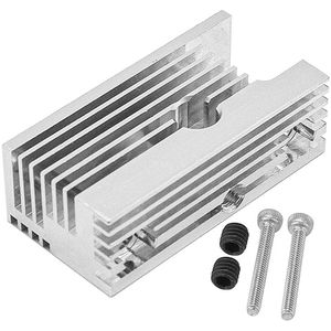 Spriite Extruder hotend vervangingsonderdeel met aluminium koelblok, geschikt voor Ender 3 S1 Pro Plus V3, CR10 Smart en Sermon V1 voor optimale koeling en duurzaamheid