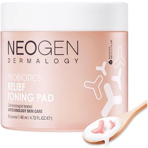 NEOGEN - Dermalogy Probiotics Relief Toning Pad - Voorgedrenkte Probiotische Toner Pads - 50 Stuks