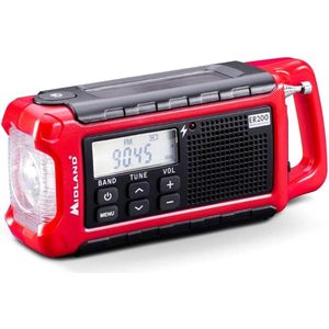 Radio - Noodradio - Weerradio - Radio voor Noodgevallen - Nood - Muziek - Nieuws - Noodpakket - Rampen - Praktisch - Zonneenergie