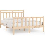 vidaXL - Bedframe - massief - grenenhout - 160x200 - cm