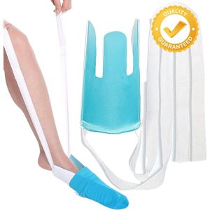 Sokkenhulp voor Senioren - Eenvoudige Schoenlepel voor Kousen - Ondersteuning bij het Aantrekken van Kousen