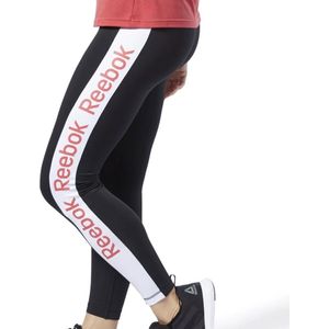 Reebok Linear Logo Tight Dames Sportlegging - Black - Maat L