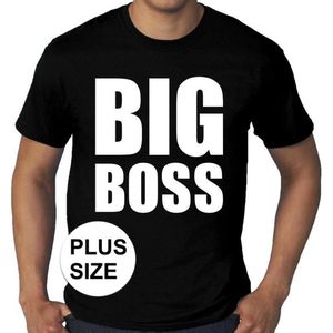 Big Boss grote maten t-shirt zwart heren XXXL