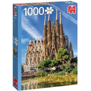 Jumbo Premium Collection Puzzel Sagrada Familia View, Barcelona - Legpuzzel - 1000 stukjes