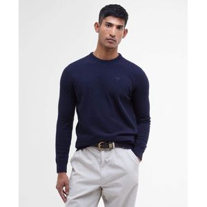 Barbour - Essential L/Wool Crew Neck - Trui - Navy - Regular Fit - 100% Lamswol