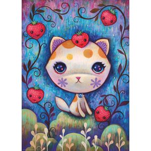 Puzzel Strawberry Kitty (1000 stuks, Dreaming)