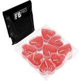 Kaarsen - Hartjes kaarsen - Theelichtjes - Set van 9 waxinelichtjes - Ideaal voor decoratie of feesten en cadeaus - 70 minuten brandduur en stabiele vlam - Verpakt in geschenkdoos - Perfect voor Valentijnsdag of bruiloften en diners - Rood