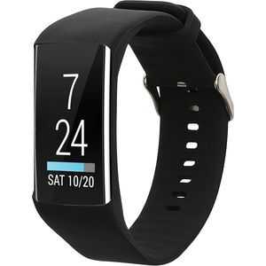 Zwart Horlogebandje voor Activity Tracker - Verstelbaar en Scheurbestendig