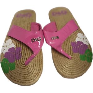 D&G JUNIOR THEME CITY CHIC SLIPPER SIZE 39