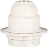 Lampfitting - Wit - Kunststof - Geschikt voor E27 lampen