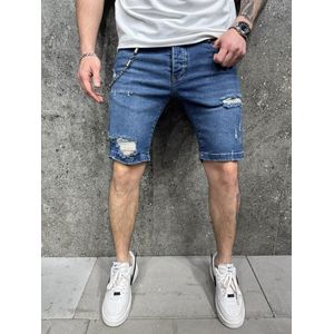 Stijlvolle herenshorts met zijzakken | heren kort breok | W33