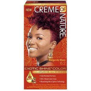 CREME OF NATURE - GEL CLR ARGAN BURGUNDY BLAZE 6.2