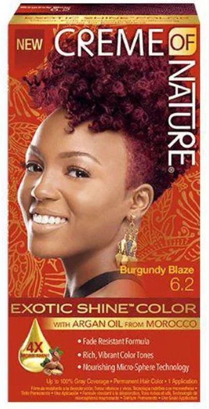 CREME OF NATURE - GEL CLR ARGAN BURGUNDY BLAZE 6.2