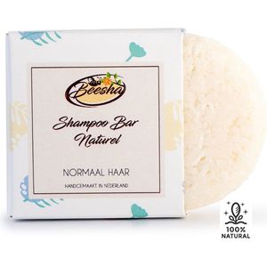 Beesha Shampoo Bar Naturel | 100% Plasticvrije en Natuurlijke Verzorging | Vegan, Sulfaatvrij en Parabeenvrij | CG Proof