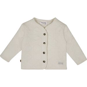 Frogs and Dogs - Smile Gewatteerde Jas Baby | Beige - Katoen - Maat 74