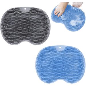 Ibenzoa® Fijne Douchemassage Matten Set van Twee voor Voetverzorging en Ontspanning
