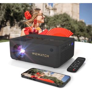 Draagbare Mini Projector 1080P Full HD | WiFi & Bluetooth Ondersteuning | Compacte Beamer voor Home Cinema