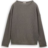 Tom Tailor Loose fit sweatshirt met opstaande kraag