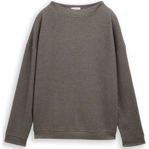 Tom Tailor Loose fit sweatshirt met opstaande kraag