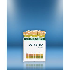 100 pH test strips 4.5 - 9.0 voor speeksel en urine pH waarde - meten - test - zuur en base