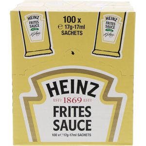Heinz Fritessaus sachets - Doos 100 stuks x 1,7 cl