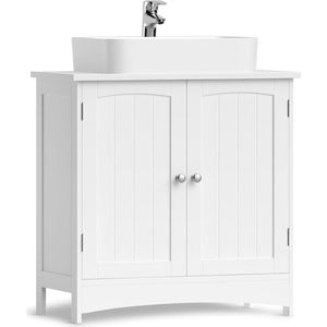 Homesse Bathroom Cabinet - badkamerkast - badkamerkasten wit hout - badkamerkast staand - badkamerkast hangend - badkamerkastje wit inbouw - kolomkast staand